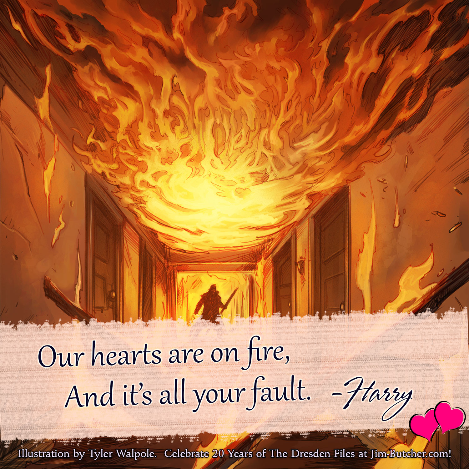 Harry: Our hearts are on fire, and it's all your fault.