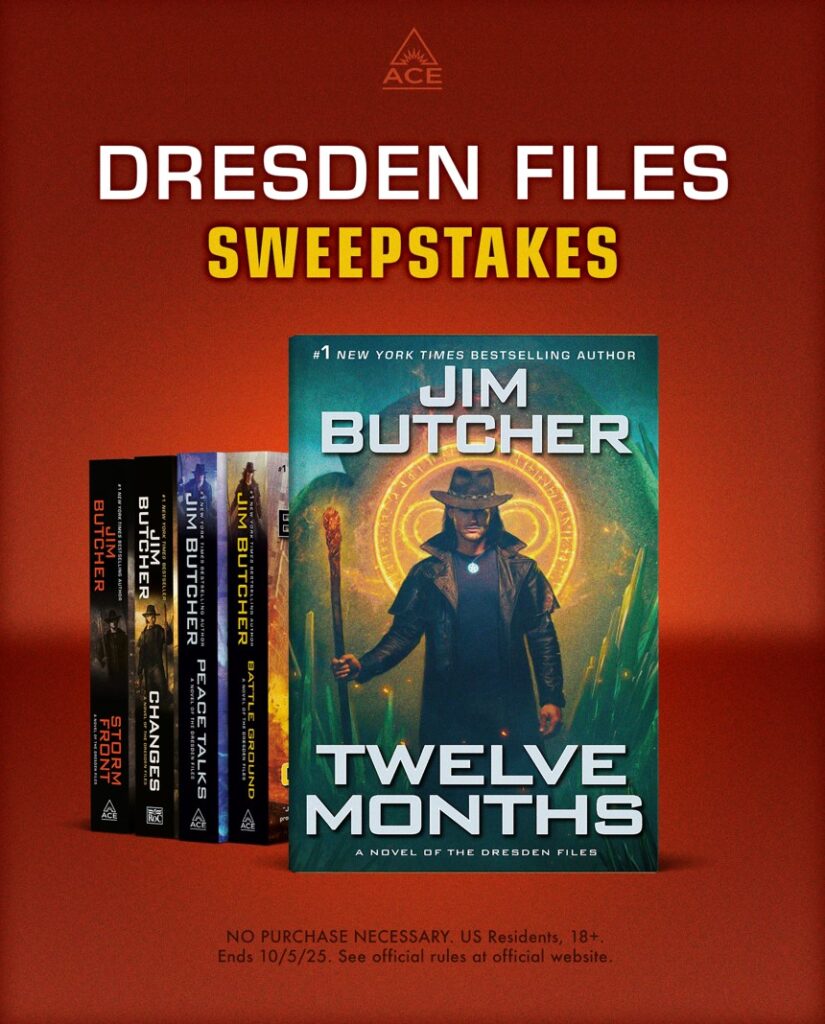 Reads: Dresden Files Sweepstakes
No purchase necessary. US Residents, 18+. Ends 10/5/25. See official rules at official website. 